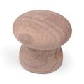 UNFINISHED PREMIUM FACE GRAIN WOODEN KNOB