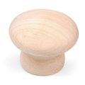 UNFINISHED PREMIUM FACE GRAIN WOODEN KNOB