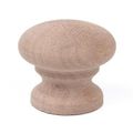 UNFINISHED PREMIUM FACE GRAIN WOODEN KNOB