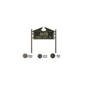 FEDERAL STANDARD PERSONALIZED LAWN PLAQUE