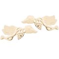 8 1/4 GRAPE APPLIQUE PAIR