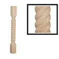 36 X 3 1/2 TWISTED ACANTHUS LEAF ISLAND LEG