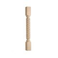 36 X 3 1/2 TWISTED ACANTHUS LEAF ISLAND LEG
