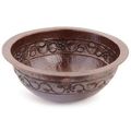 HAND HAMMERED DROP IN COPPER LAV