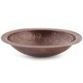 OVAL ROLLED RIM COPPER LAV