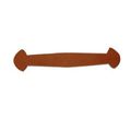 9 1/2 BEAN END PLAIN LEATHER TRUNK HANDLE