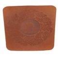 UNFINISHED TAPERED LEATHER CHAIR SEAT WITH DOVE