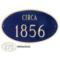 HISTORICAL OVAL PERSONALIZED PLAQUE