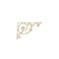 ANTQ WHITE ROMANESQUE BRACKET