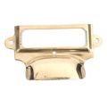 BRASS LABEL HOLDER