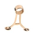 1 1/2 BRASS FLOOR BRACKET /UNLACQURED