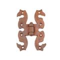 RUSTED & WAXED IRON HINGE 3 5/8 H X 2 5/8W