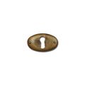 DISTRESSED ANTIQUE BRASS ESCUTCHEON