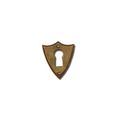 DISTRESSED ANTIQUE BRASS ESCUTCHEON