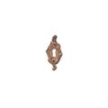 VERT. ESCUTCHEON-- DISTRESSED ANTIQUE BRASS