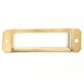 POL STAMPED BRASS LABEL HOLDER