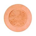 HEART & LEAF ROUND LEATHER CHAIR SEAT
