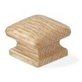 SQUARE RED OAK KNOB