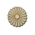 ROUND EMBOSSED APPLIQUE