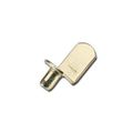 S353-10 SHELF REST BRASS PLATED STEEL PKG OF 10