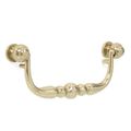 SOL BRASS BAIL PULL W/ BEADED BAIL