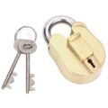 BRASS PADLOCK W/2KEYS 3 7/8 H X 2 1/4 W