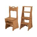 FOLDING CHAIR/LIBRARY STEP KIT (WOOD  HDW)