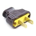 SPRING ACTION PLUG-IN BROWN