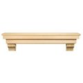 UNFINISHED AUBURN MANTEL SHELF