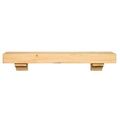 UNFINISHED SHENENDOAH MANTEL SHELF