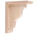 HDWD FRONT MOUNT BRACKET W/SCRWS,ANCHRS,&BTTNS