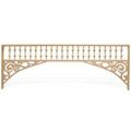 BALL/DOWEL FRETWORK SPANDREL-STATE LGTH.*DS*