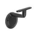 BLK POWDERCOAT HANDRAIL BRACKET *CAST IRON