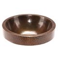 COPPER RND SKIRTED VESSEL