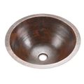 17 ROUND COPPER LAV