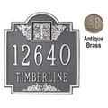 1-LINE STANDARD PERSONALIZED MONOGRAM WALL PLAQUE