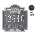 2-LINE STANDARD PERSONALIZED MONOGRAM WALL PLAQUE