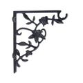 BLACK CAST IRON SHELF BRACKET/PLANT HANGER