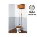 PICTURE FRAME HIGH WOODEN TOILET TANK