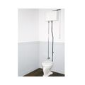 PORCELAIN PLAIN HIGH TANK TOILET