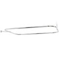 25X43 CHROME RECTAGULAR SHOWER ROD