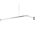 27X63 CHROME CORNER SHOWER ROD