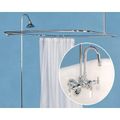 CHROME SHOWER ENCLOSURE SET