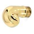 BRASS SCROLL FINIAL
