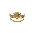 BRIGHT BRASS NORTHWIND BACKPLATE/BAIL PULL