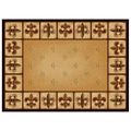 FLEUR-DE-LYS AREA RUG