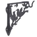 IRON PLANT HANGER-BIRDS- BLACK POWDER COAT