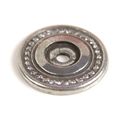 Carpe Diem Cache Round Escutcheon With Swarovski Crystals