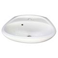 Small Porcelain Wall Mount Basin With Overflow