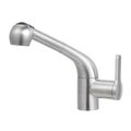 Solid Stainless Steel Pull Out Single Hole Kitchen Faucet